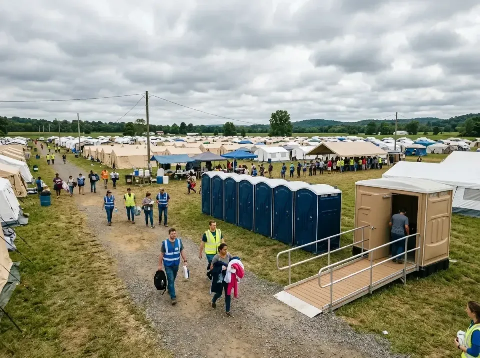 disaster-relief-camp-restrooms-010 — frequently asked questions, Dumpster & Portable Bathrooms Rental in Olney, IL